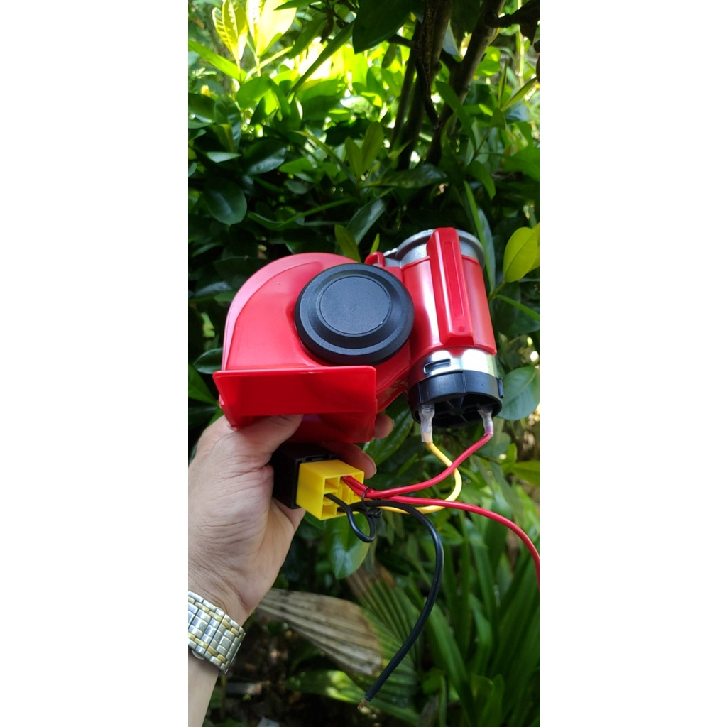 CÒI HƠI XE MÁY Ô TÔ CÓ ĐÈN LED SIÊU ĐẸP 12V KÊU TO RÕ 2 TÔNG ÂM CỰC CHẤT LOẠI XỊN LẮP NHƯ ZIN