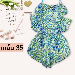 Đồ bộ voan chấm bi 2 tầng big size
