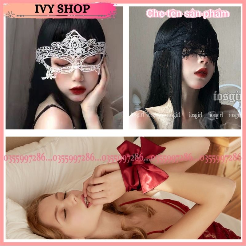 Mạng mắt, mặt nạ mắt, bịt mắt ren mã E001 E002 E003 - chuyên dùng làm phụ kiện cosplay sexy