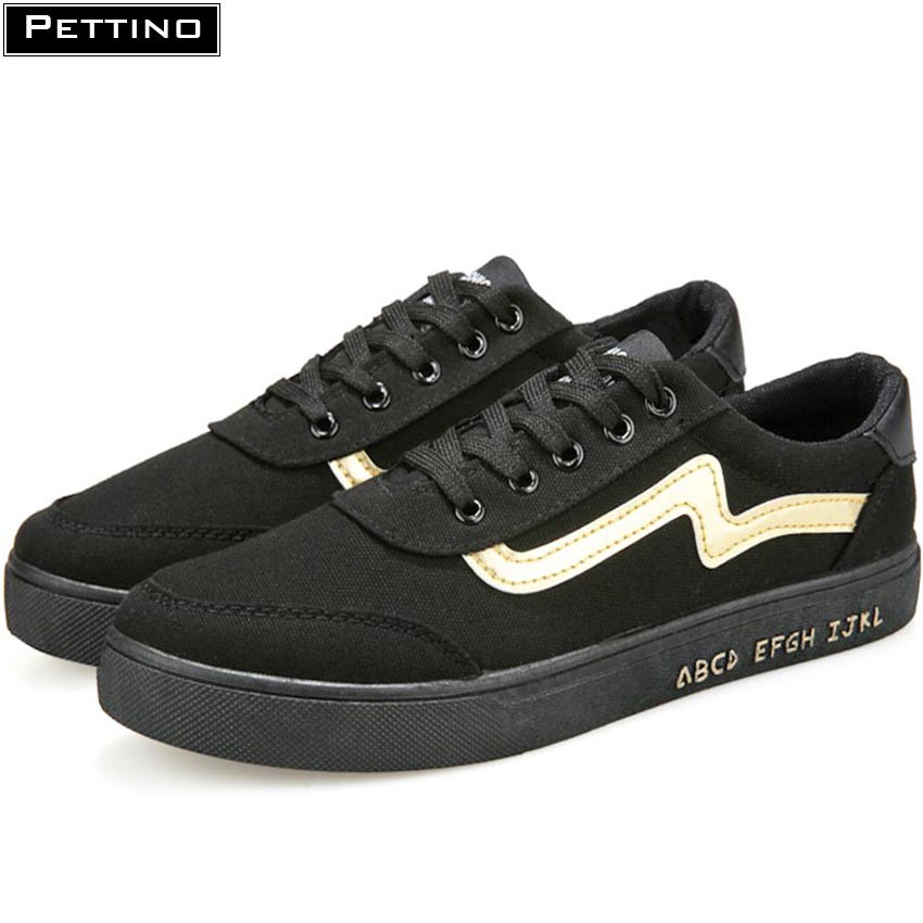 Giày sneaker nam thời trang màu đen PETTINO - GT01