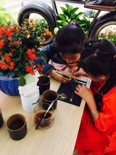 Tranh Cạo Việt Quê hương