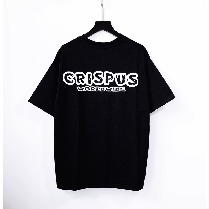Áo thun CRISPUS Cực xinh Form tay lỡ Oversize chất Cotton 100%