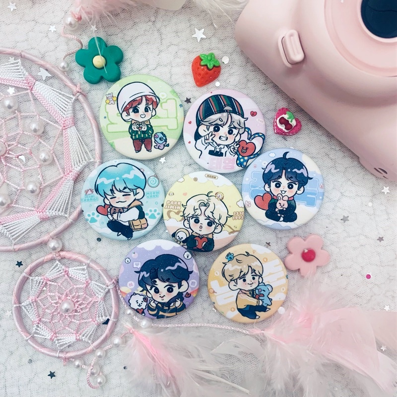 PIN BANGTAN - HUY HIỆU BTS CHIBI ver 2.0