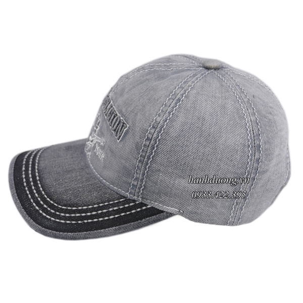 Nón kết jean giá rẻ, phong cách bụi, cá tính, có đuôi chỉnh size