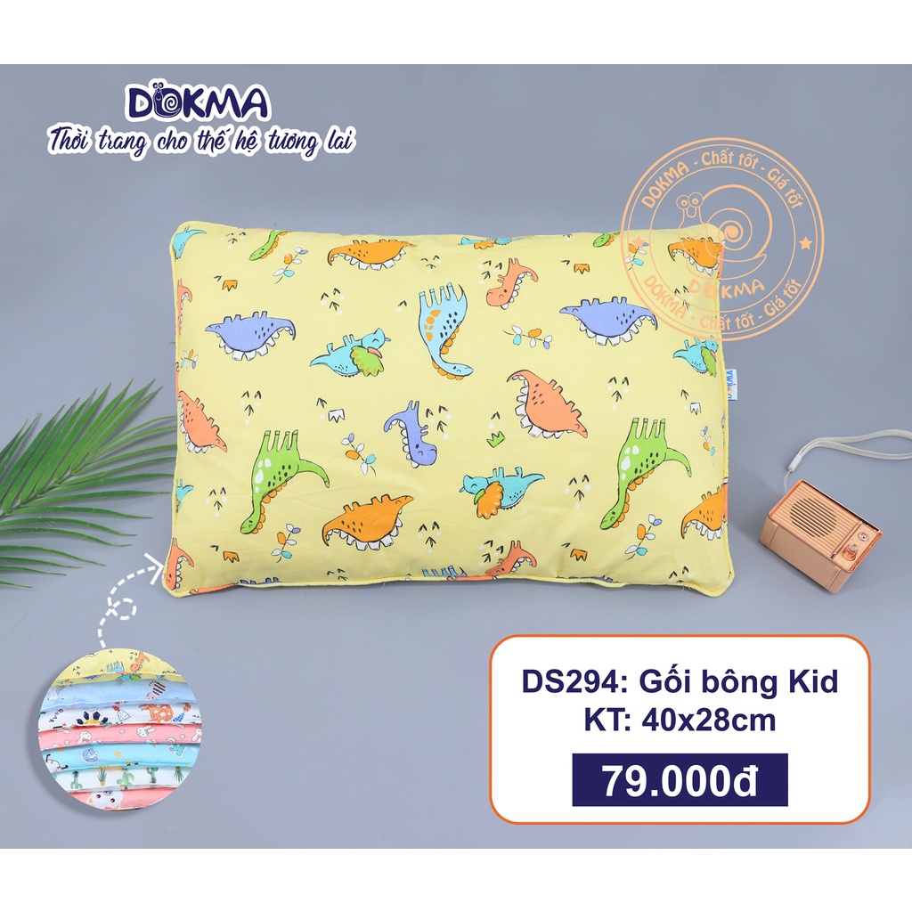 Gối bông Dokma KT 40x28cm