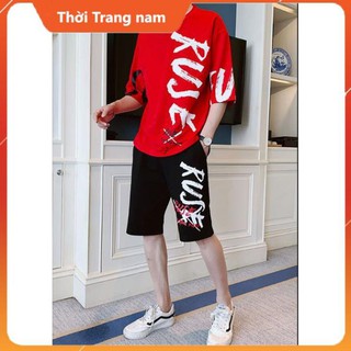 Bộ quần áo nam, thun nam mùa hè sc10