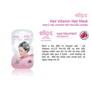 Kem Ủ Tóc Ellips Phục Hồi Hư Tổn 18g