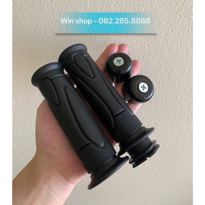Tay nắm cao su kèm gù zin kiểu SH MODE cho mọi loại xe máy, xe đạp điện {Giá 1 đôi}