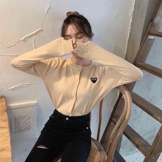 Khoác cadigan len nỉ mỏng playheart