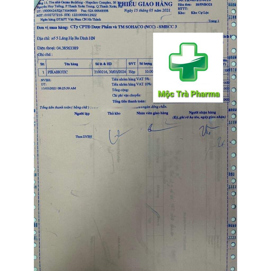 Men vi sinh PIKABIOTIC(Nhập khẩu Hàn Quốc)-Hỗ trợ cân bằng hệ tiêu hóa,chống táo bón,tiêu chảy- Hộp 30gói