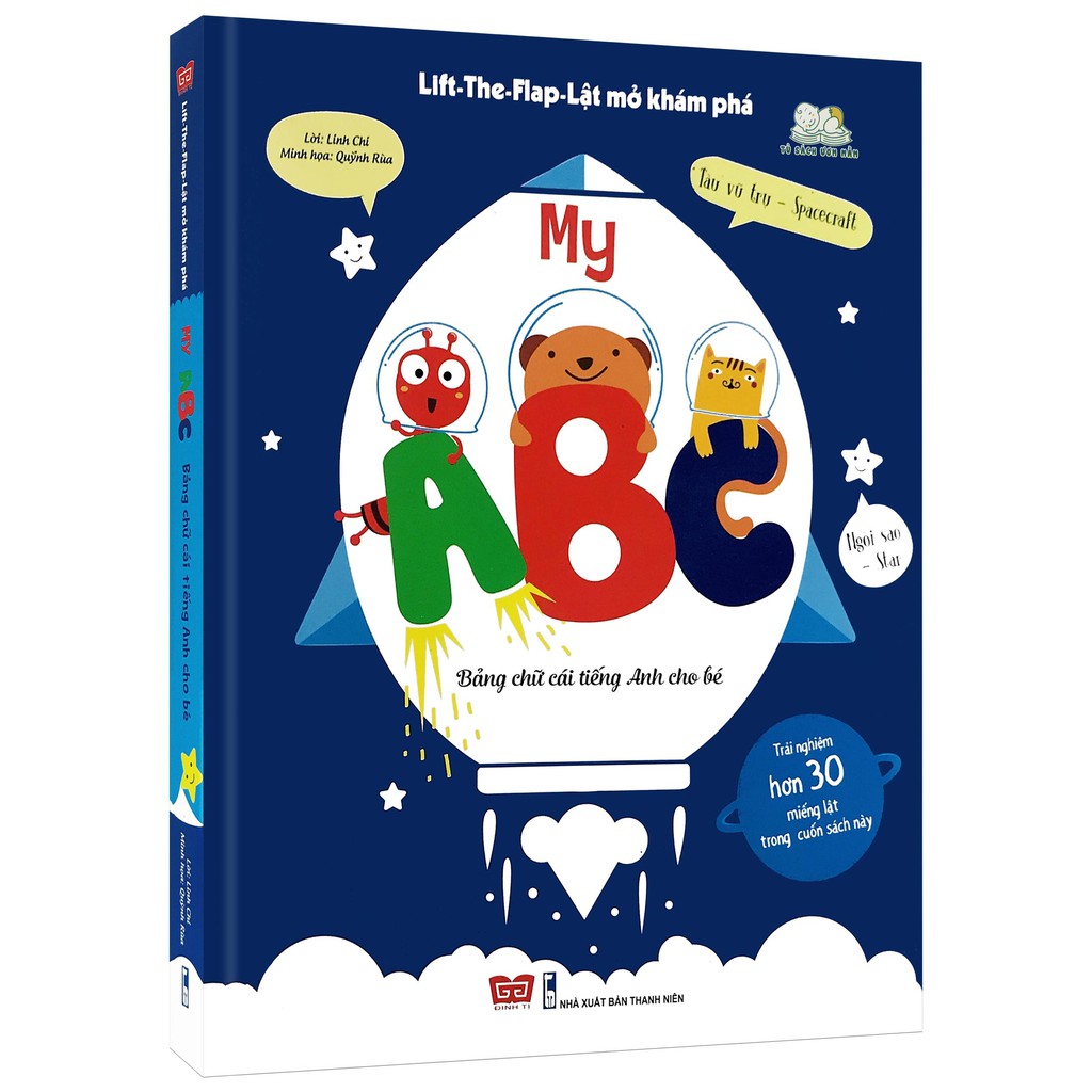 Sách - Lift The Flap - My ABC - Bảng chữ cái Tiếng Anh cho bé