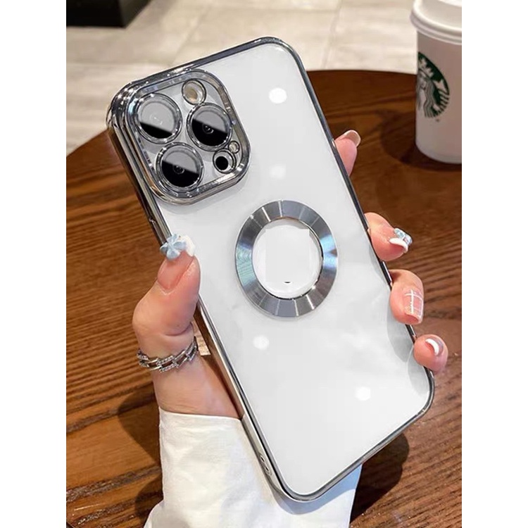 ỐP HỞ TÁO BẢO VỆ CAM CAO CẤP FULL HỘP  - Viền Mạ Kim Loại 14 PRO MAX