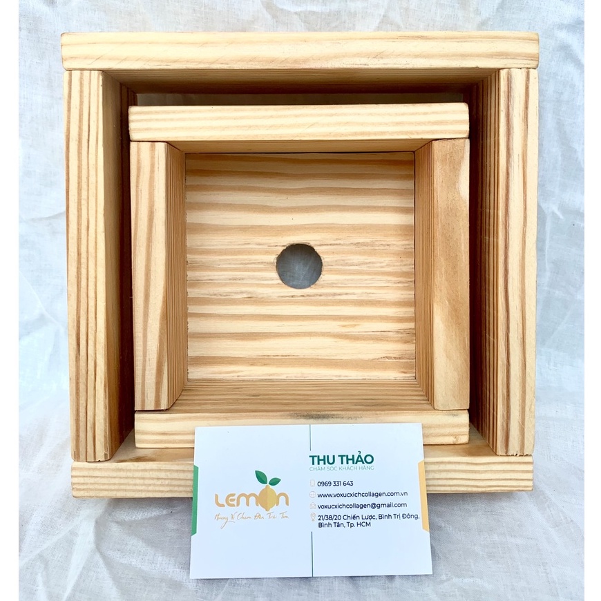 Bộ khuôn gói bánh chưng gỗ tốt Lemon