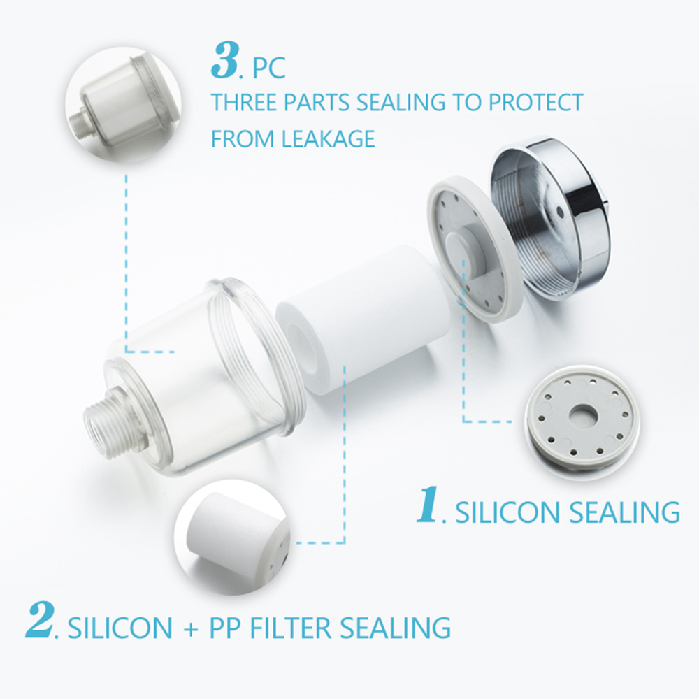 ❀SIMPLE❀ Health Water Purifier Water Quality Chlorine Removal Shower Filter Refine Universal Bathroom Hot Cotton Environmentally Faucets Purification