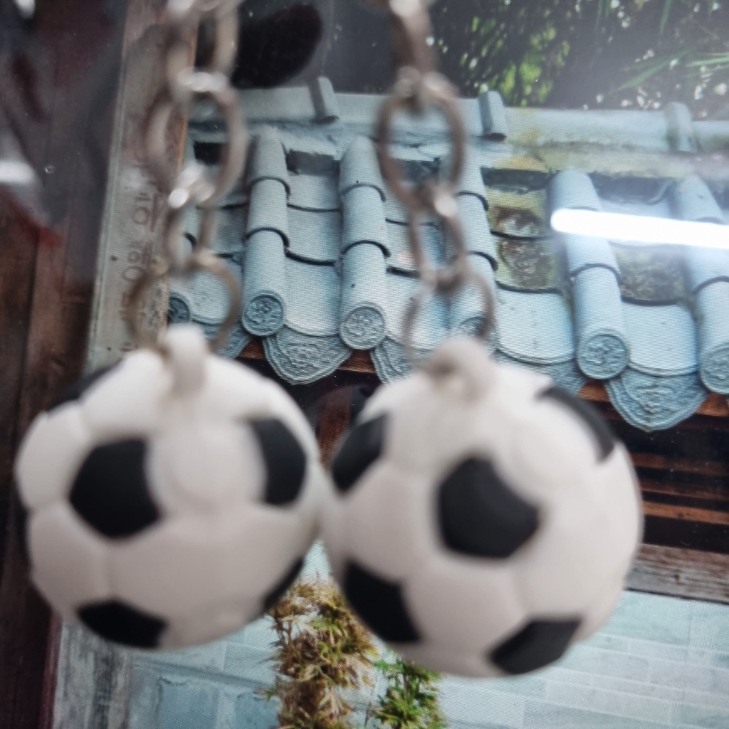 Móc Khoá Quả Bóng Trò Chơi đá banh môn thể thao vu phụ kiện trang trí balo ô tô treo xe máy xe