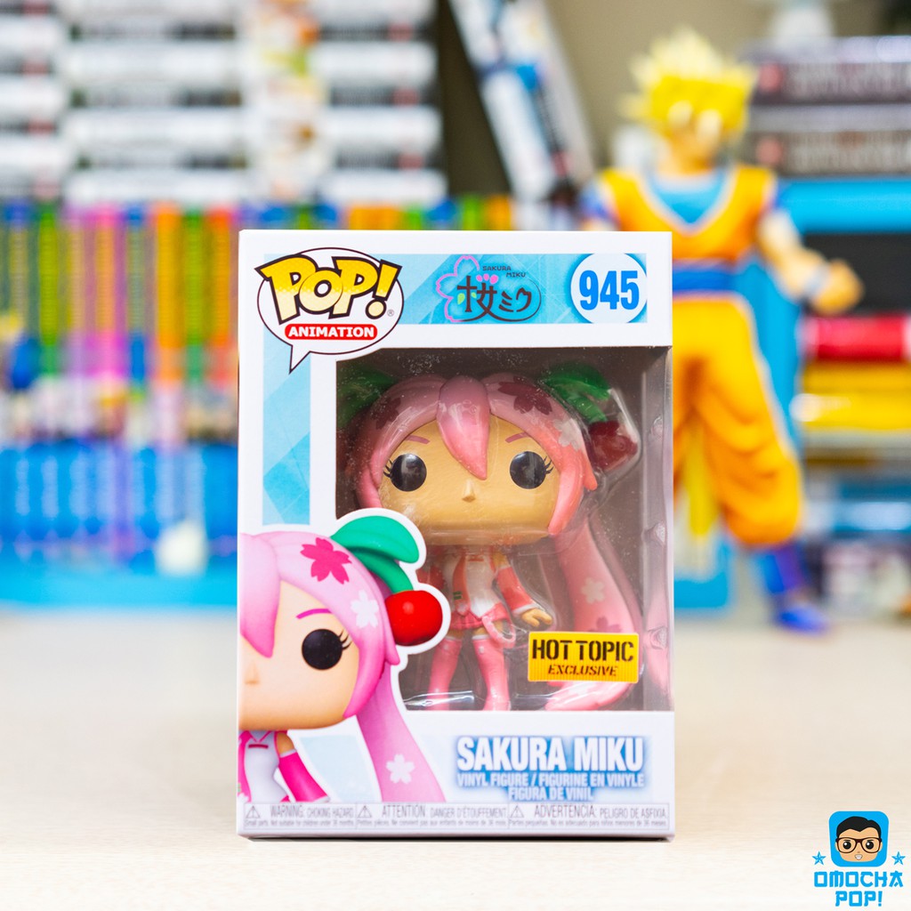 Mô Hình chính hãng Funko Vocaloid Pop Animation Hatsune Miku (Cherry Blossom) Hot Topic exclusive #945