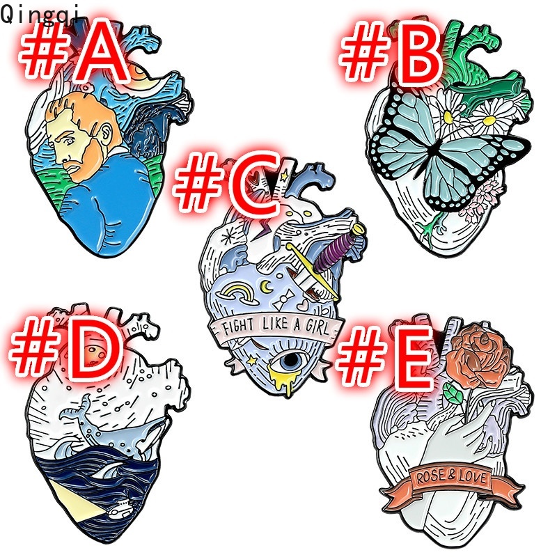 Ghim cài áo Miss Zoe họa tiết động vật hoạt hình dễ thương tùy chọn