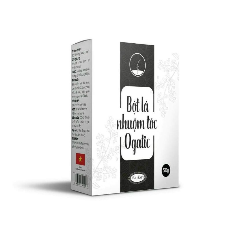 Bột lá nhuộm tóc ogatic (chuyên sỉ )