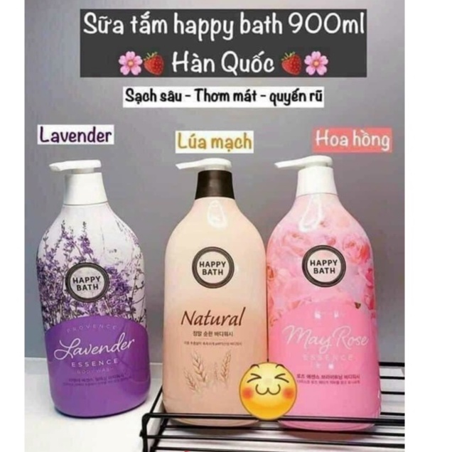Sữa Tắm Happy Bath Hàn Quốc Essence Body Wash 900ml