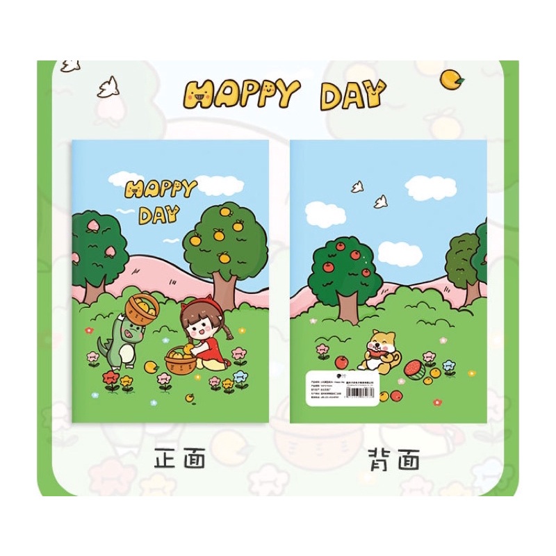 Sổ chiết và lưu trữ sticker, washi 60 trang kích thước size A5 tiện lợi Tẻn Tẻn
