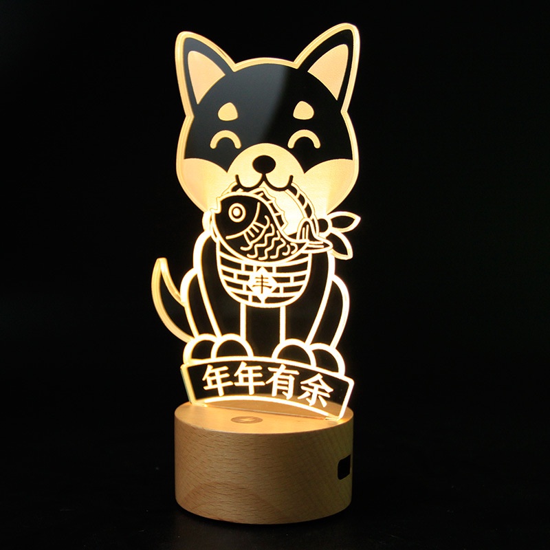 Trùm sỉ đèn Thegioipuzzle Đèn Led 3D, Đèn ngủ làm trang trí, quà tặng độc đáo mẫu D05