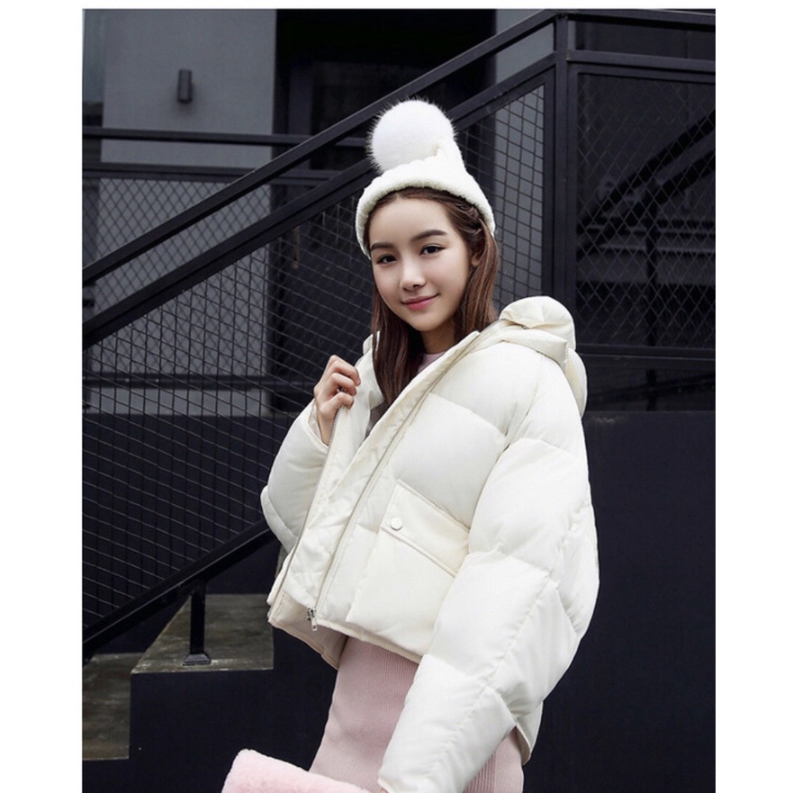 Áo phao nữ dáng ngắn 2021, áo khoác croptop hàng Quảng Châu P0002 | BigBuy360 - bigbuy360.vn