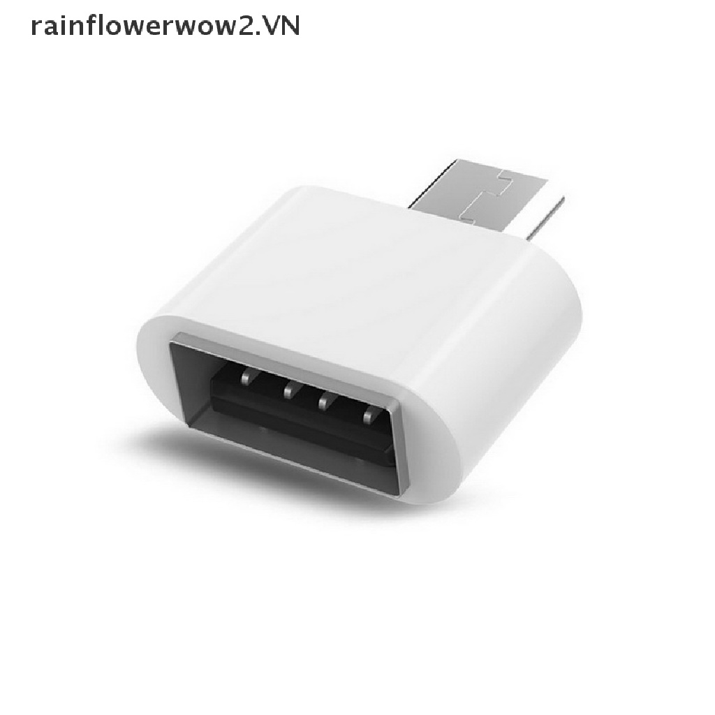 [flower] 2pcs Micro USB Male To USB A 2.0 Adaptador OTG Convertidor Adapter Converter [flower]