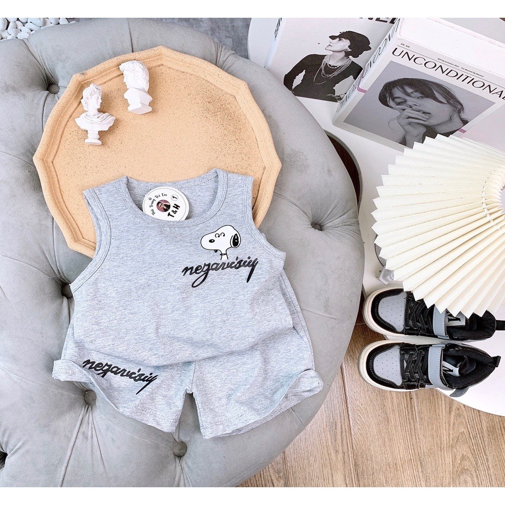 BỘ BA LỖ HÌNH CHÚ CHÓ SNOOPY CHO BÉ CHẤT COTTON MÁT