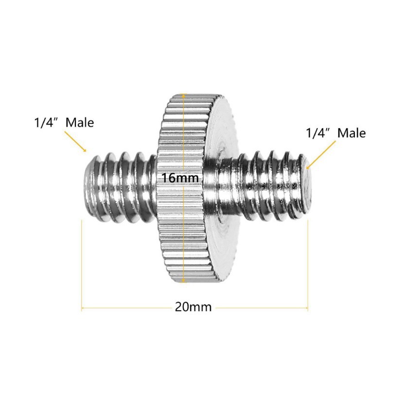 Ốc chuyển 1/4 inch 2 đầu ( Thép chất lượng cao )