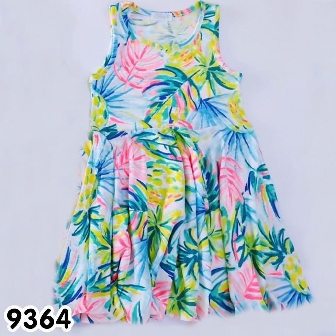 Đầm Thun Cotton Bé Gái Nhiều Mẫu Cho Bé Từ 22-37KG