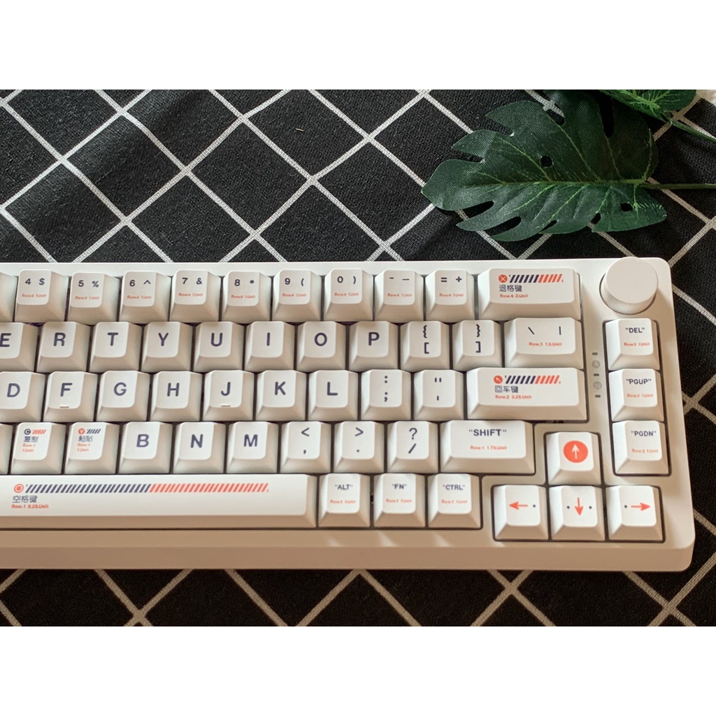 Keycaps PBT Machine Cherry Profile 125 nút dành cho phím cơ