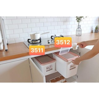 Thùng đựng gạo nhựa lúa mạch cao cấp kèm cốc chia vạch