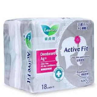 Băng vệ sinh hàng ngày Laurier Active Fit Phân Tử Bạc Khử mùi Kháng khuẩn