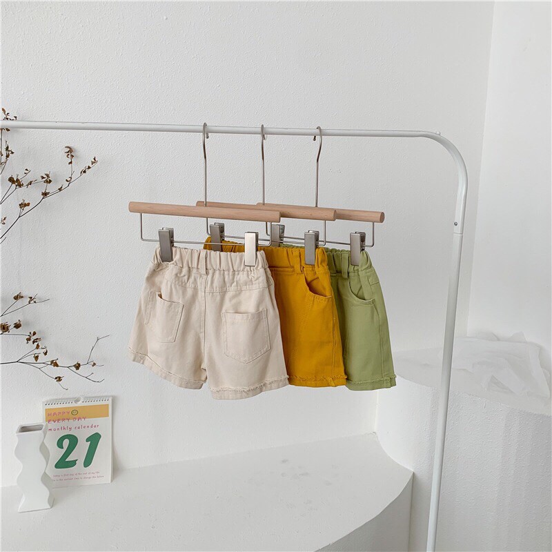 Quần short kaki cho bé &lt;FREE SHIP&gt; Quần sooc trẻ em phong cách Hàn Quốc cá tính