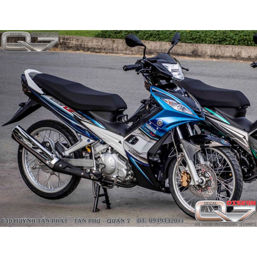 TEM RỜI EXCITER 2010 XANH ĐEN
