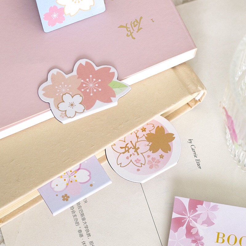 Set 4 bookmark  đánh dấu sách nam châm