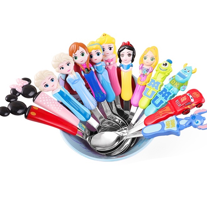 Muỗng ăn Inox 3D Disney