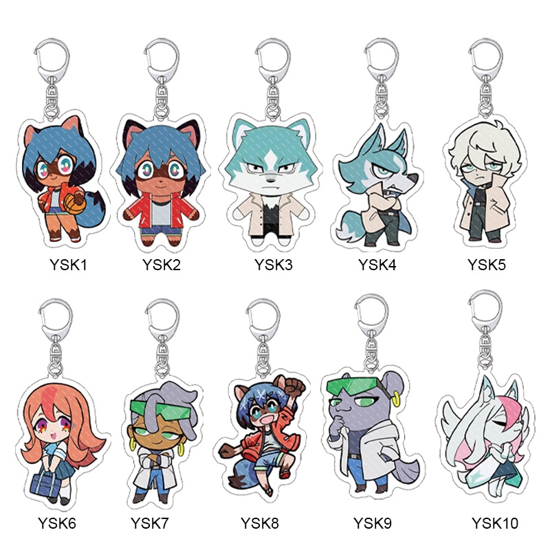 Móc Khóa Hoạt Hình Anime Kawaii BNA Shirou Ogami Wolf