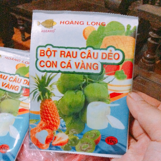 Bột rau câu dẻo con cá vàng( 10g)