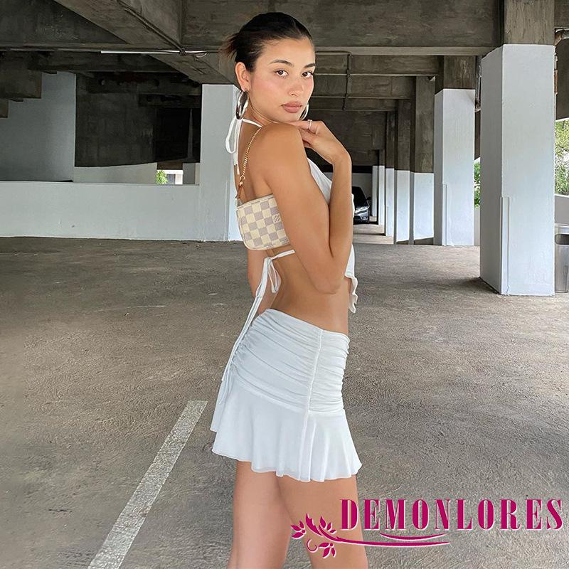 Áo yếm hai dây màu trơn thời trang quyến rũ cho nữ