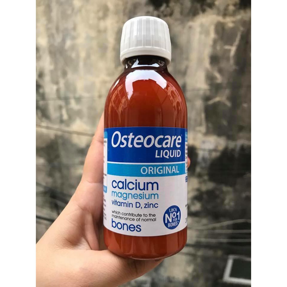 Canxi Sữa Osteocare UK - Canxi Nước Osteocare 200ML Dùng Được Cho Trẻ Từ 3 Tuổi, Mẹ Bầu Bí, Sau Sinh, Người Già  - HÀNG 