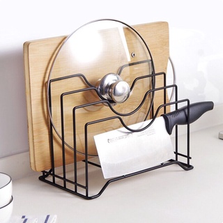Kệ để nắp nồi gác dao thớt đa năng