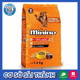Thức ăn hạt cho mèo minino tuna gói 1.3kg