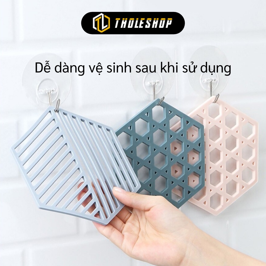 Miếng Lót Ly - Đế Lót Nồi, Bát Đĩa Cách Nhiệt Chất Liệu Silicone, Trang Trí Bàn Ăn 9645