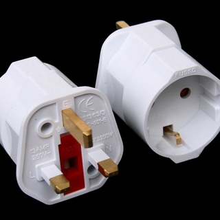 Phích Cắm Chuyển Đổi 2 Chấu EU Sang UK Đa Năng