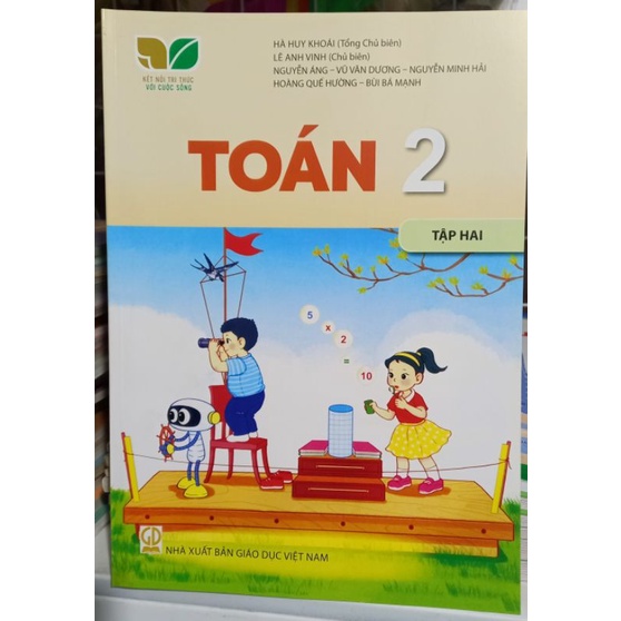 Toán lớp 2 tập 2 + bao kiến. kết nối trí thức
