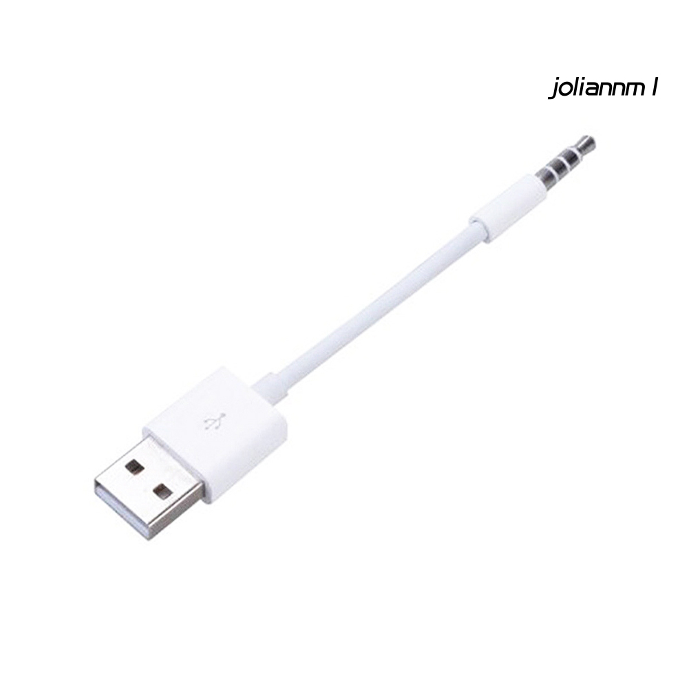 Dây Cáp Sạc Chuyển Đổi Âm Thanh Giắc Cắm 3.5mm Aux Sang Usb 2.0 Cho Xe Hơi Mp4