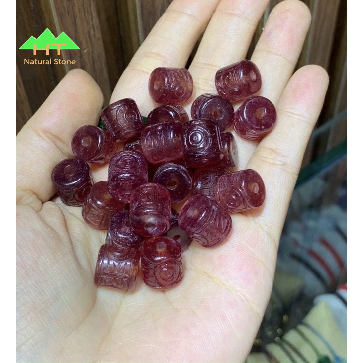 Charm mix vòng Lu Thống chạm khắc kim tiên loại ngắn