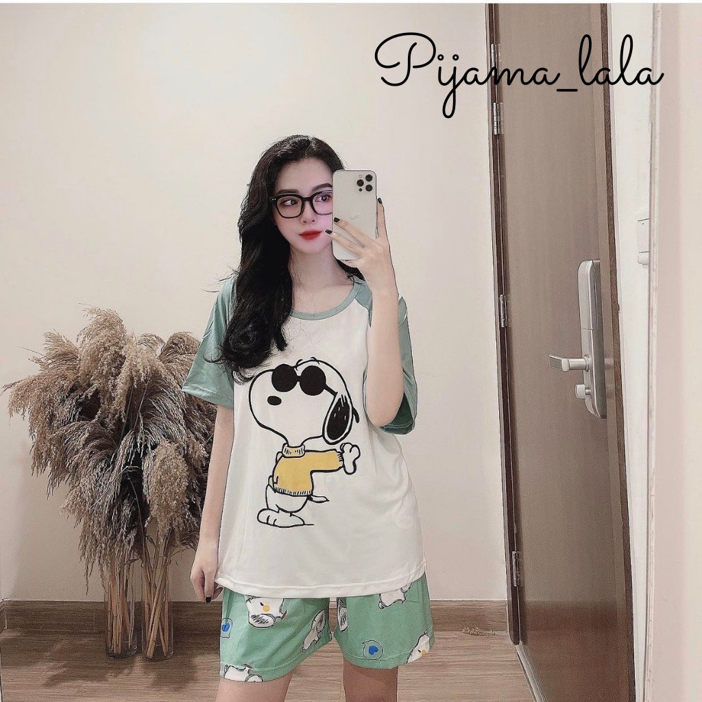 🌹Bộ Ngủ Đẹp 🌹 Bộ Mặc Nhà Nữ Cộc Tay Chất Cotton Siêu Mát Họa Tiết Hình Thú Xinh Xắn Ngộ Nghĩnh 03 | BigBuy360 - bigbuy360.vn