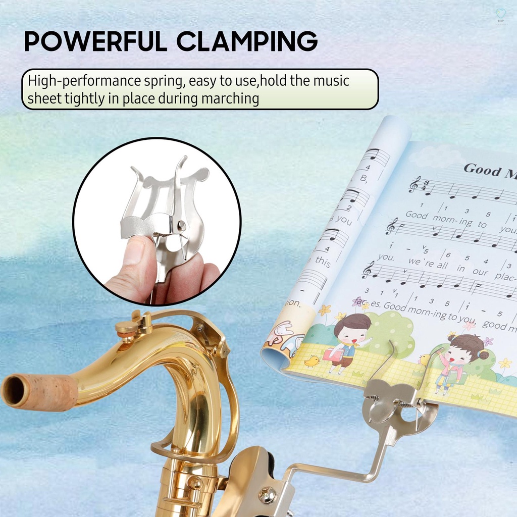 Giá Đỡ Kẹp Bản Nhạc Dành Cho Kèn Saxophone Tenor Trumpet